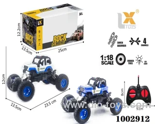 1:18 4ch RC JEEP  with light IN WINDOW  BOX Two colors