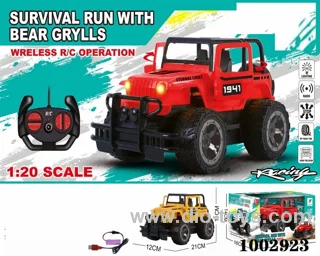 1：20 4ch RC JEEP with light in Window box (include charger)