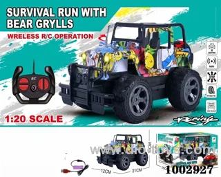 1：20 4ch RC JEEP with light in Window box (include charger)