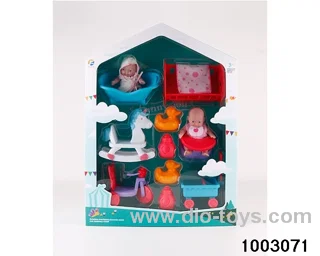 5-inch full enamel family suit in window box