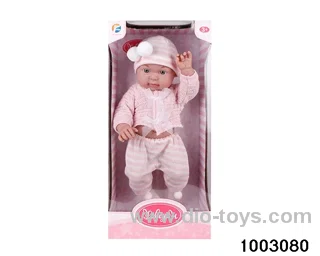 18-inch doll in window box