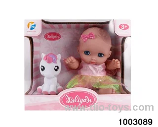 8-inch doll in window box