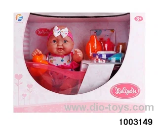 10-inch doll with bathtub suit in window box