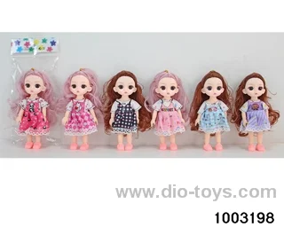 6-inch 15cm 13-joint doll in opp bag