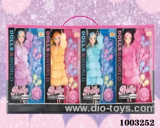 11-inch 11-joint doll  4pcs in display box