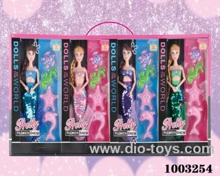 11-inch 9-joint doll  4pcs in display box