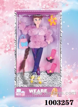 11-inch 11-joint doll  4pcs  color mixed loading  in window box