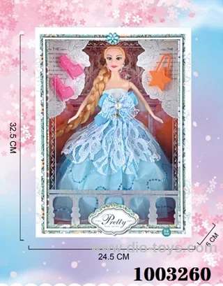 11-inch  doll in window box