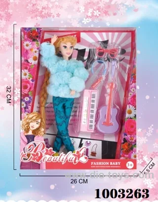 11-inch 11-joint doll in window box