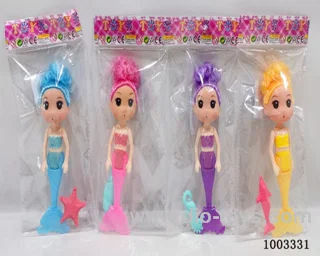 6-inch doll with light and include  battery 4 sets mixed loading &4 color mixed loading
