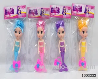 6-inch doll with light and include  battery 4 sets mixed loading &4 color mixed loading