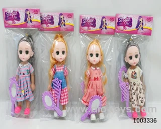 6-inch doll 4 sets mixed loading &4 color mixed loading