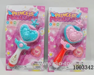 Flash Heart Magic wand 2 color mixed loading include battery