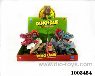 7pcs vinyl dinosaur in display box