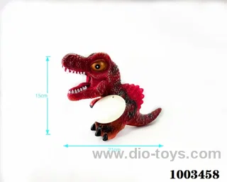 vinyl dinosaur in Hangtag