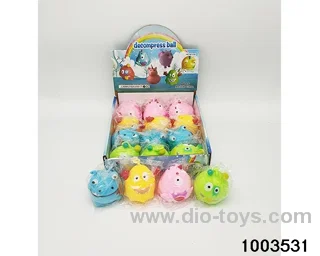 Decompression toy in display  box