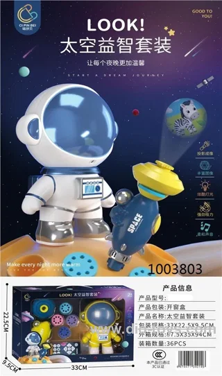 Astronaut projector 2 in 1 in window box
