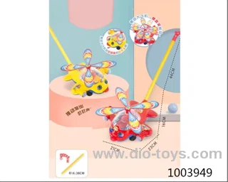 Hand push toy in opp bag