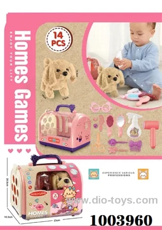 B/O Animal set in basket