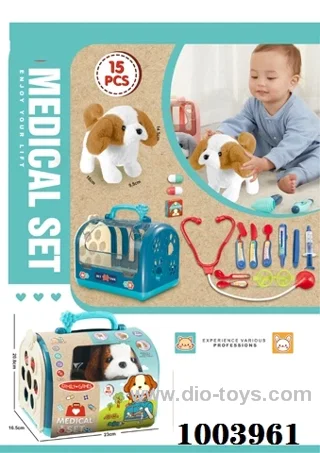 B/O Animal set in basket