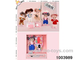 6 inch 16cm 13 joint doll set in bottom box