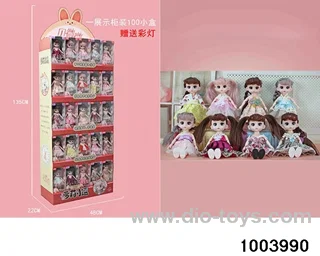 6 inch 16cm 16 joint doll set in display box