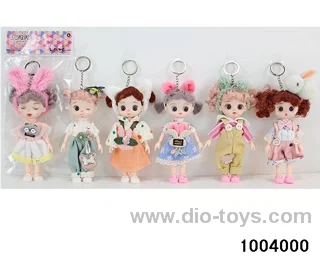 6 inch 16cm 13 joint doll set in opp bag