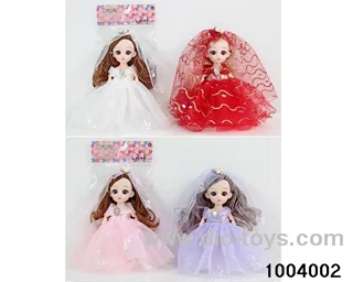 6 inch 16cm 13 joint doll set in opp bag