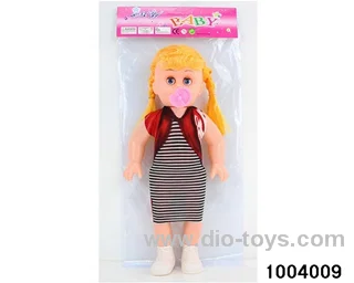 16 inch 34cm 5 joint doll set in PP bag with header