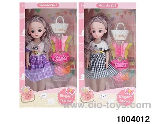 12 inch 30cm 5 joint doll set in window box