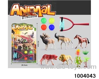 Slingshot+Animal Combination in Blister card