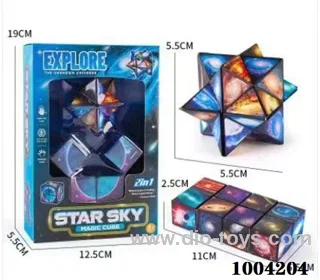 Magical cube in window box
