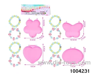 Children's makeup in poly bag header