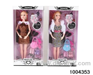 11.5 inch 12-joint doll suit in window box