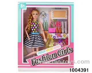 11.5 inch 11-joint doll suit in window box
