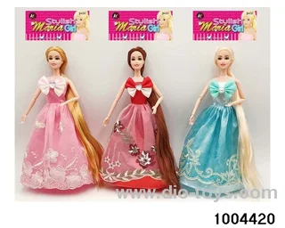 11.5 inch 9-joint doll suit in PP bag with header