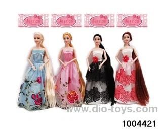 11.5 inch 9-joint doll suit in PP bag with header