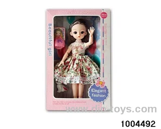14 inch 12-joint doll suit in window box
