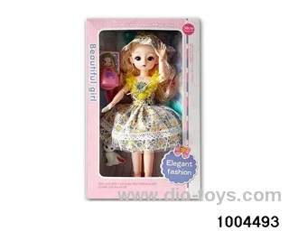 14 inch 12-joint doll suit in window box