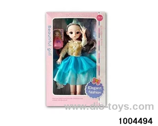 14 inch 12-joint doll suit in window box