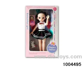 14 inch 12-joint doll suit in window box