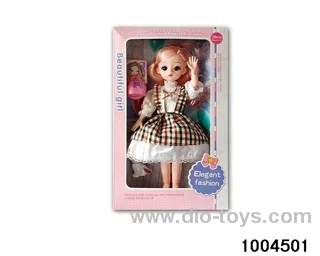14 inch 12-joint doll suit in window box