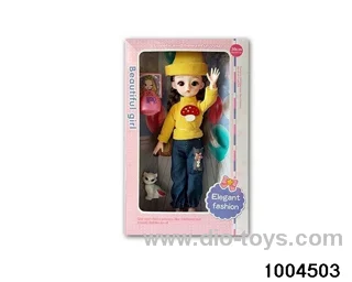 14 inch 12-joint doll suit in window box