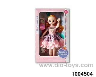 14 inch 12-joint doll suit in window box