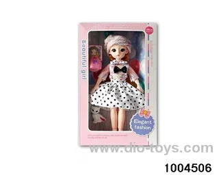 14 inch 12-joint doll suit in window box