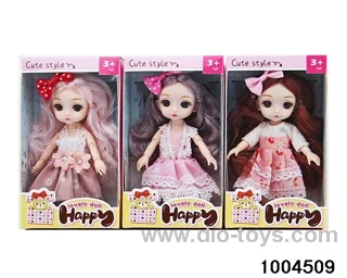 6 inch 12-joint doll suit in window box