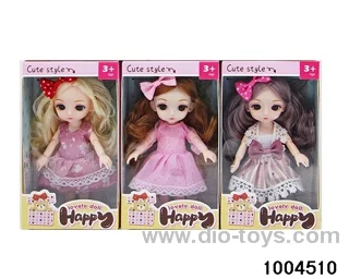 6 inch 12-joint doll suit in window box