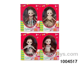 6 inch 13-joint doll suit in window box