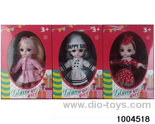 6 inch 12-joint doll suit in window box