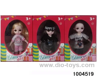 6 inch 12-joint doll suit in window box